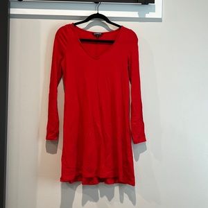 Express simple red dress